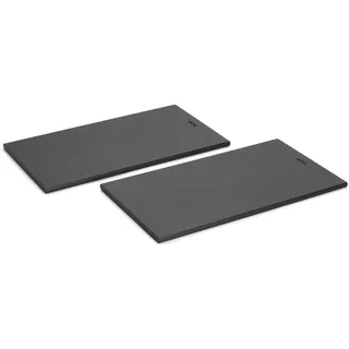 WOLL Cut & Serve Schneidebrett-Set 2-tlg. Papierverbundstoff 27 x 15 cm Schwarz