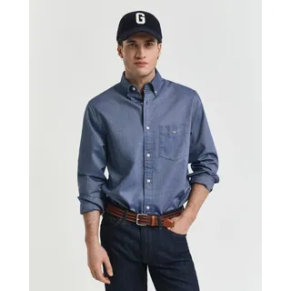 GANT Langarmhemd Blau L