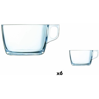 Luminarc Becher »Kop Luminarc Nuevo groß Durchsichtig Glas 500 ml 6 Stück«, Glas weiß