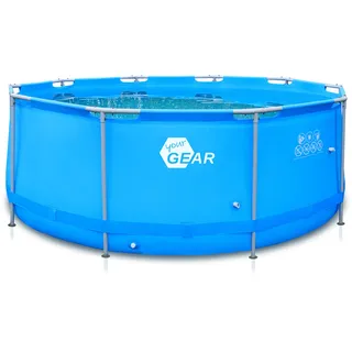 your GEAR Pool Ø 366 x 122 cm Stahlrahmen Gartenpool Familienpool Schwimmbecken
