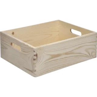 weitere Stapelbox Holz Gr. m 30 x 40 x 13,5 Holzkiste Holzbox Kiste Box
