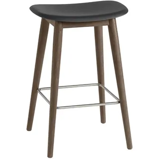 Muuto Fiber Hocker 65 x 65 x 65 cm Schwarz
