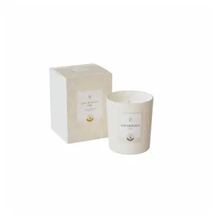 Engels Kerzen Duftkerze Sentimentals M im Glas - Tea, Weiß, 13 cm weiß