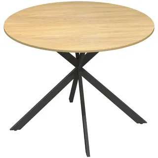 Homcom Küchentisch Ø 100 cm beige