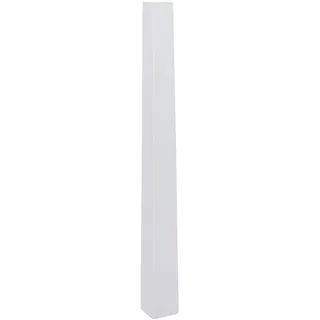 VIVANNO Kerzenhalter Kerzenständer Obelisk Weiß Matt 120cm Bodenvase