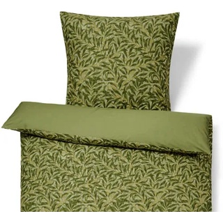 Renforcé-Bettwäsche - grün - 100% Baumwolle- Maße: 135 x 200 cm - Grün
