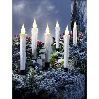 Led-Gartenstecker "Candlelight" 6Er-Set