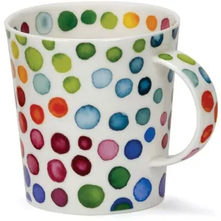 Dunoon Becher Kaffebecher DUNOON Lomond, Fine Bone China Porzellan bunt|weiß