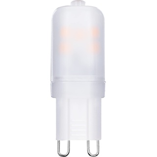 Müller-Licht LED Hochvolt-Stiftsockel G9, warmweißes Licht (2700K) für ein gemütliches Ambiente, 2.5W ersetzt 21W, 200lm, nicht dimmbar, 25000h Lebensdauer