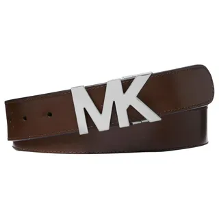 Michael Kors Herren Rvs Mk Bckl Blt Gürtel, 34 mm, Mokka/Schwarz, 38 - 38