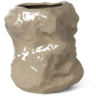 Ferm Living - Tuck Bodenvase, Ø 34 x H 40 cm, cashmere