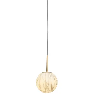 It's about Romi Carrara 1-flg. ø16 cm kugelförmig gold-weiß Glas Metall
