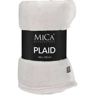 Mica decorations Famke Plaid 130 x 180 cm Beige