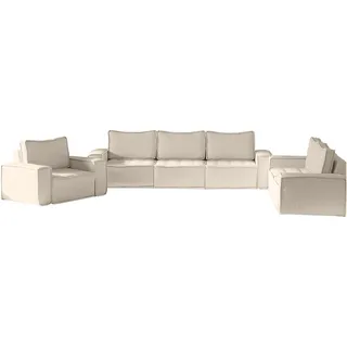 Fun Möbel Sofaset Sande 3-2-1 Stoff Alpine