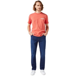 Wrangler Texas Slim fit Jeans in Dunkelblau-W38 / L30