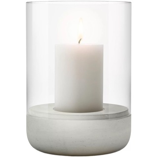 blomus Windlicht -Calma- Kerzenhalter Light Gray inkl. Kerze Size L (65448)