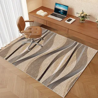 Bodenschutzmatte Bürostuhl Verschiedene Größen Bürostuhl Unterlage geeignet für Parkett Laminat Teppich Fliesen Hartböden Rechteckig Non Slip Gaming Schreibtischstuhl Schutz Matte 180 x 200 cm