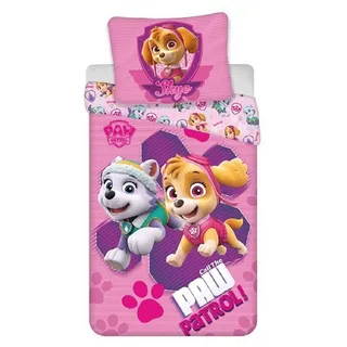 PAW PATROL Bettwäsche Set Poly-Baumwolle 140x200 cm Bettbezug + 65x65 cm Kissenbezug