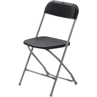 FEROS Essentials Klappstuhl Budget 43 x 49 x 80 cm grau/schwarz 1 St.