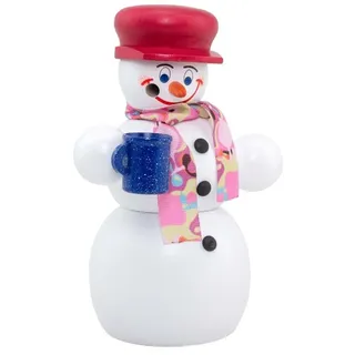 Seiffener Volkskunst Räuchermännchen Schneemänner "Die Freundlichen" verschiedene Motive - tolles Geschenk