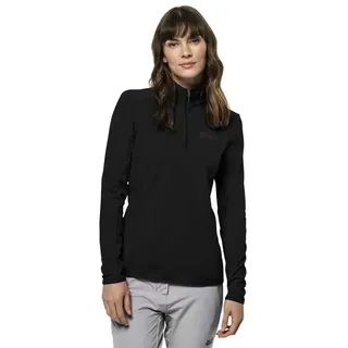 Jack Wolfskin Baiselberg Fleece Mit Halbem Reißverschluss - Black - M