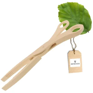 HOFMEISTER® Holz-Schere - Holzzange, 28 cm, Buche, Sauerkrautzange, Gurkenzange, Grillschere, kleine Grillzange