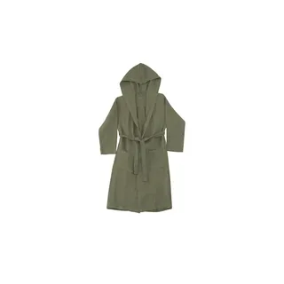 VOSSEN Bademantel Silent S / M Baumwolle Grün