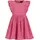 Sommerkleid BLUE SEVEN Mädchen Gr 116 N-Gr pink Web Obermaterial 100 Baumwolle unifarben regular fit knielang Rundhals Flügelärmel Volant Kleider Sommerkleid
