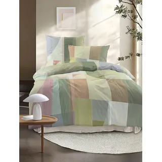 IRISETTE Lotus 8592 Salbei 140 x 200 cm + 90 x 70 cm