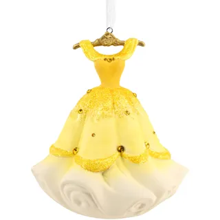 Hallmark Disney Princess Belles Kleid Weihnachten Ornament Keramik Geschenke für Disney Fans