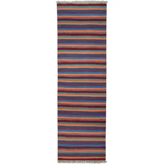 looma Gashgai Kelimteppich 60 x 197 cm Bunt