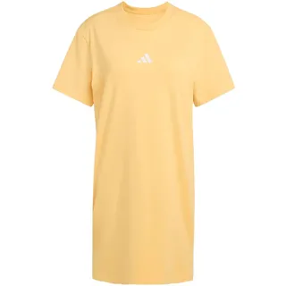 adidas Shirtkleid Orange/Weiß M