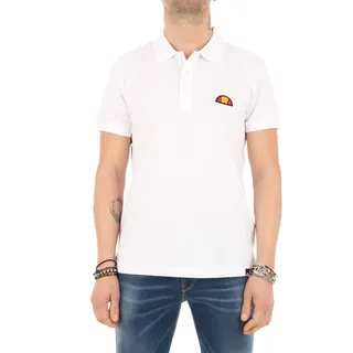 Ellesse Poloshirt für Herren, kurzärmelig, Logo, bestickt, 100 % Baumwolle - S