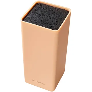 Echtwerk Messerblock Square, Rosa, Kunststoff, 9.3x21.5 cm, Kochen, Küchenmesser, Messersets