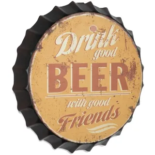 moritz Drink Good Beer Metallschild 33x33 cm
