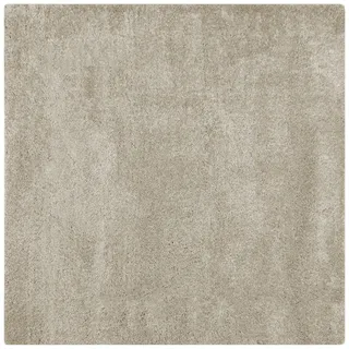 KADIMA DESIGN Lyne Hochflorteppich 200 x 200 cm Beige