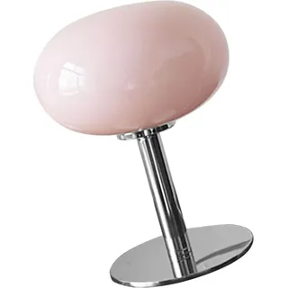 Nachttischlampe Eisen Basis Niedliche Form Einfache Moderne Elegante Nachttischlampe für Zuhause USB Taste Schalter Rosa