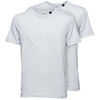 G-Star Herren Basic T-Shirt Rundhals 2er Pack Grau XS