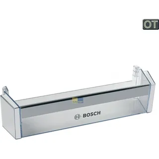 BSH Bosch, Siemens, Constructa, Neff Absteller, Abstellfach, Flaschenfach Kühlschrank - Nr.: 743239 - Transparent/Weiß/Silber