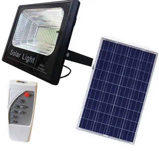 SOLAR ENERGIE PANEEL STRAHLER LED WEISSES LICHT IP67 MIT FERNBEDIENUNG    10 Watt