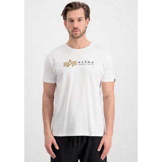 Alpha Industries Label Kurzarm-T-Shirt White 2XL