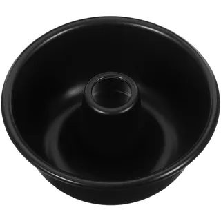 Zerodeko Donutformen Schwarze Kuchenform aus Aluminiumlegierung, Antihaft | Glatte Oberfläche, Leicht und Formstabil, Selbstgemacht Backen mit Kindern, Vielseitig Nutzbar