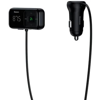 Baseus S-16 Bluetooth MP3 Player – Kabelloser Auto Audio Player, Freisprechfunktion, USB-Ladegerät