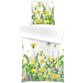 Esposa Wendebettwäsche, Mehrfarbig, Textil, Blume, 155x220 cm, Oeko-Tex® Made IN Green, pflegeleicht, hautfreundlich, Schlaftextilien, Bettwäsche, Bettwäsche, Übergrößen-Bettwäsche