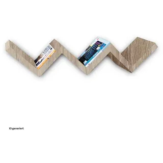 Hti-Living Stufenregal Altona Bücherregal 1 x 1 x 1 cm Beige