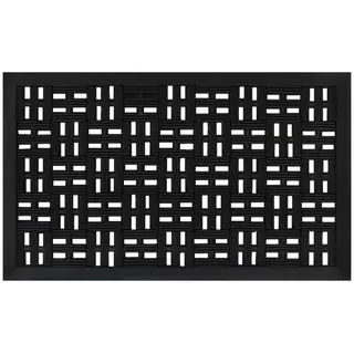 vidaXL Rechteckig 45 x 75 cm Schwarz