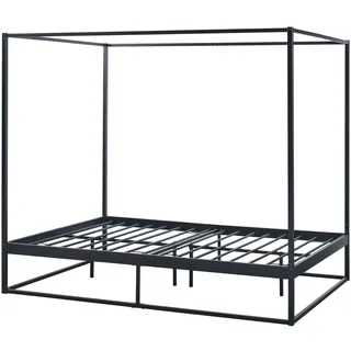 [en.casa] Himmelbett Kristianstad Metall 140x200 cm