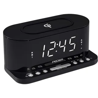 PEDEA Radiowecker schwarz