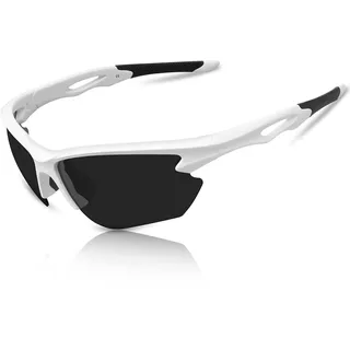BONDDI Fahrradbrille, Sportbrille für Herren Damen, TR 90 Unbreakable Frame Polarisierte Sportsonnenbrille mit UV400 Schutz, für Radfahren Golf Baseball Laufen Wandern - Einheitsgröße