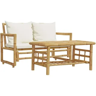 vidaXL Garten-Lounge-Set 2-tlg. braun
